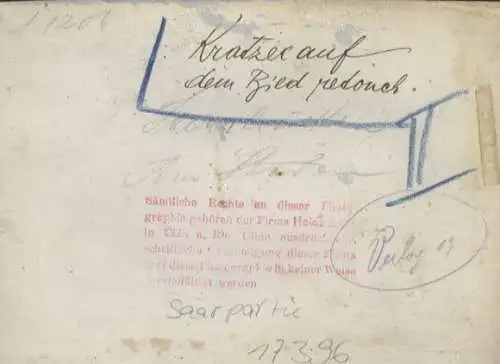 Original Foto Saarbrücken im Saarland, Saarpartie, Am Staden, um 1900