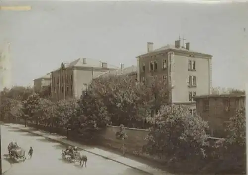 Original Foto Frankreich, Lothringen, Saargemünd (Sarreguemines), Kaserne, um 1900