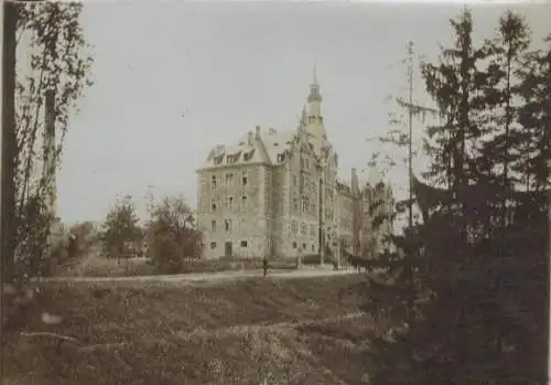 Original Foto Frankreich, Lothringen, Saargemünd (Sarreguemines), Hospital, um 1900