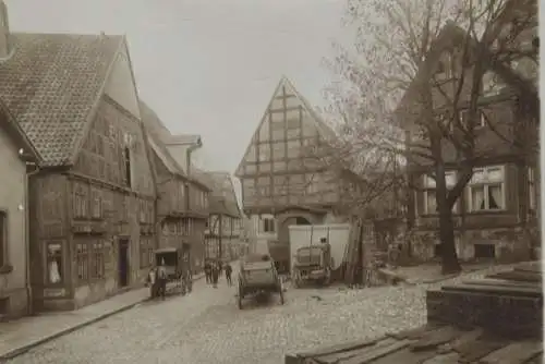 Original Foto Salzuflen in Nordrhein-Westfalen, Häuser in der Ritterstraße, um 1900