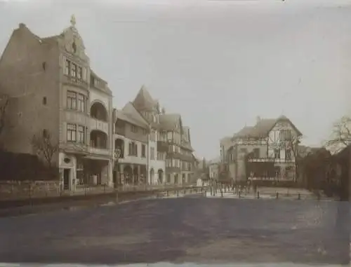 Original Foto Salzuflen in Nordrhein-Westfalen, Häuser An der Steege, um 1900