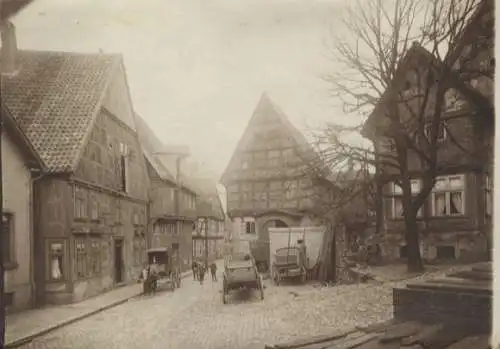 Original Foto Salzuflen in Nordrhein-Westfalen, Häuser in der Ritterstraße, um 1900