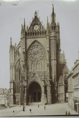 Original Foto Metz an der Mosel in Frankreich, Kathedrale St. Etienne, um 1900