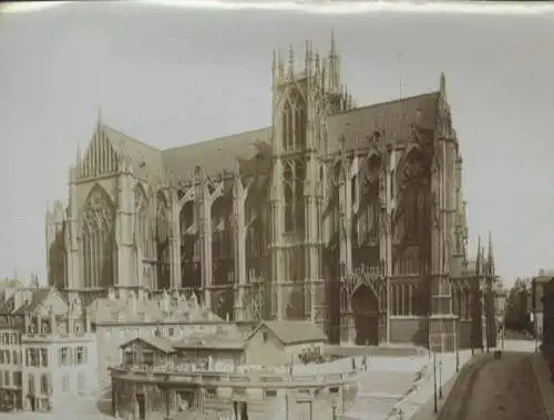 Original Foto Metz an der Mosel in Frankreich, Kathedrale St. Etienne, um 1900