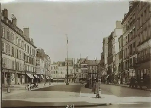 Original Foto Metz an der Mosel in Frankreich, St. Jacobsplatz, um 1900