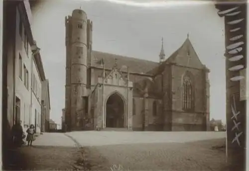 Original Foto Münstermaifeld, Landkreis Mayen-Koblenz, St. Martin u. St. Severin Kirche, um 1900