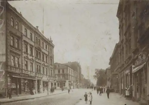 Original Foto Oberschlesien Zabrze (ehem. Hindenburg), Dorotheenstraße, um 1900