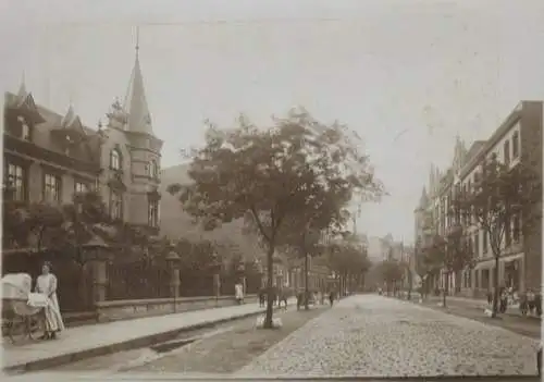 Original Foto Oberschlesien Zabrze (ehem. Hindenburg), Dorotheenstraße, um 1900