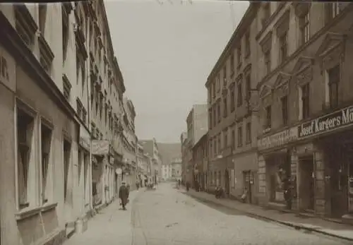 Original Foto Schlesien, Grafschaft Glatz, Neurode (Nowa Ruda), Schuhmacherstraße, um 1900