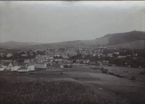 Original Foto Schlesien, Grafschaft Glatz, Neurode (Nowa Ruda), Gesamtpanorama, um 1900