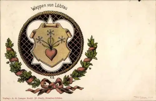 Wappen Litho Dresden Löbtau, Stadtwappen