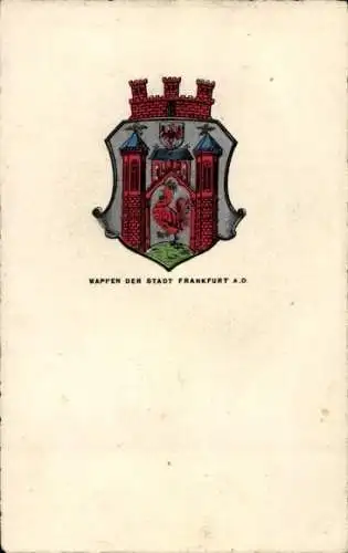 Wappen Ak Frankfurt an der Oder, Stadtwappen