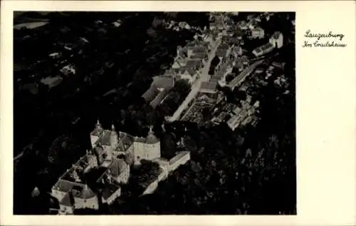 Ak Langenburg in Württemberg, Fliegeraufnahme