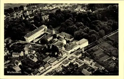 Ak Wallerstein in Schwaben, Fliegeraufnahme