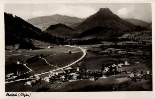 Ak Oberjoch Bad Hindelang im Oberallgäu, Fliegeraufnahme