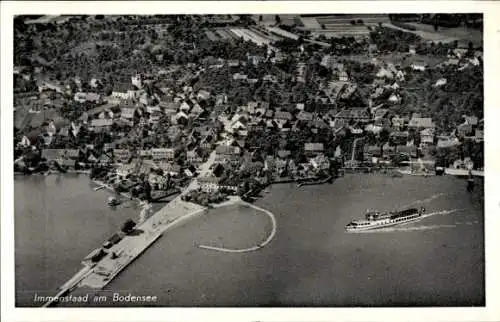 Ak Immenstaad am Bodensee, Fliegeraufnahme