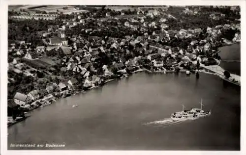 Ak Immenstaad am Bodensee, Fliegeraufnahme