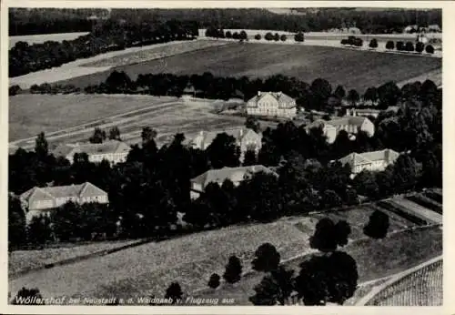 Ak Wöllershof Störnstein in der Oberpfalz Bayern, Fliegeraufnahme