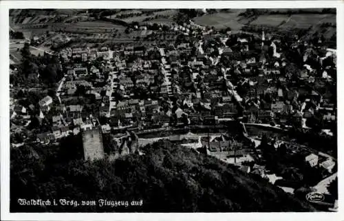 Ak Waldkirch im Breisgau Schwarzwald, Fliegeraufnahme