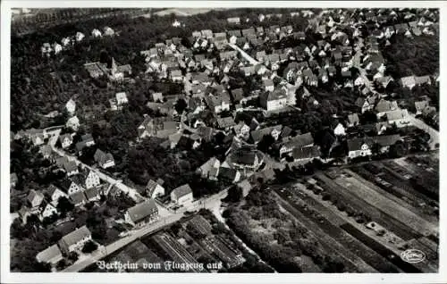 Ak Berkheim in Oberschwaben, Fliegeraufnahme