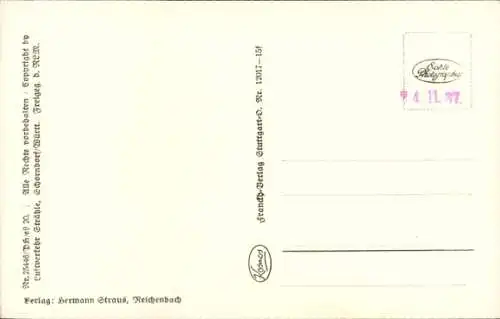 Ak Reichenbach an der Fils Württemberg, Fliegeraufnahme