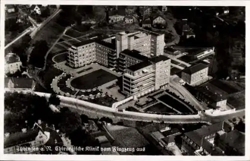 Ak Tübingen am Neckar, Fliegeraufnahme, Chirurgische Klinik