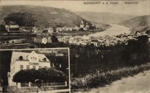 Ak Gondorf an der Mosel, Niederfell, Gasthaus zur Linde