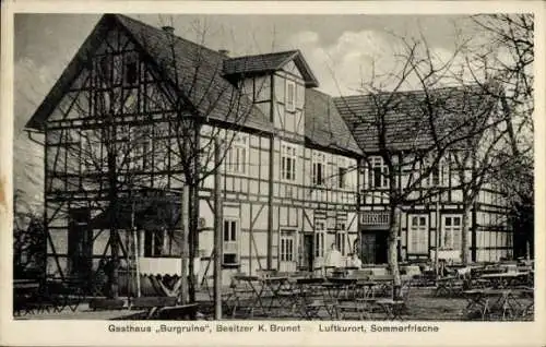 Ak Frauenberg Ebsdorfergrund Hessen, Gasthaus Burgruine