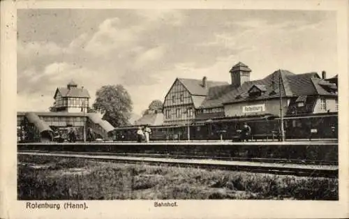 Ak Rotenburg an der Wümme, Bahnhof