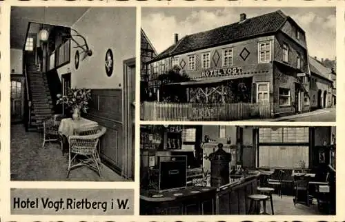 Ak Rietberg in Westfalen, Hotel Vogt