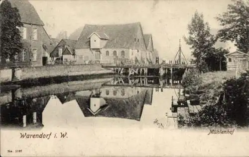 Ak Warendorf im Münsterland, Mühlenhof