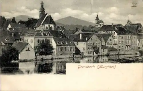 Ak Gernsbach im Murgtal Schwarzwald, Gesamtansicht