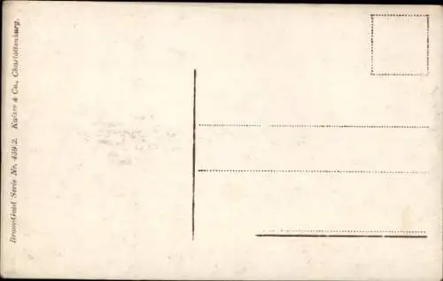 Ak Segelpartie, Segelboot, Gebirge