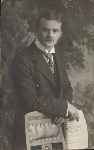 Foto Ak Männerportrait