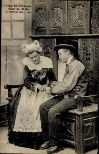 Ak Bretagne, Volkstrachten