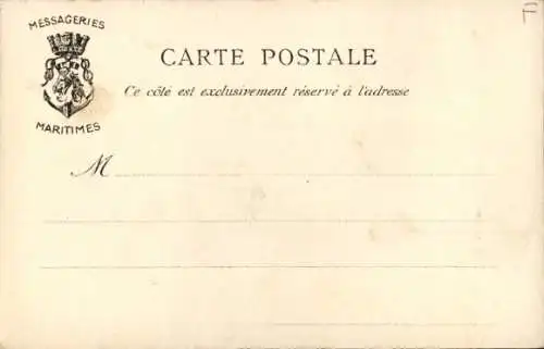 CPA Messageries Maritimes. Le Senegal