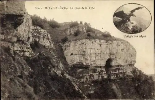 CPA Le Saleve, Trou de la Tine, L'Aigle des Alpes