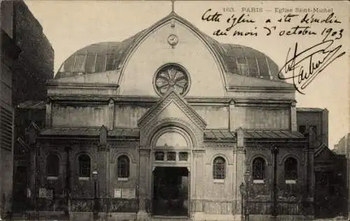 Ak Paris VI, Eglise Saint-Michel