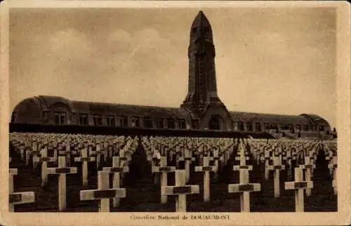 Ak Douaumont Lothringen Meuse, Cimetiere National