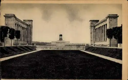 Ak Varennes en Argonne Meuse,  Monument errichtet vom Staat Pennsylvania zum Ruhm seiner Toten...