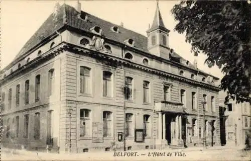 Ak Belfort Beffert Beffort Territoire de Belfort, Belfort. L'Hotel de Ville.