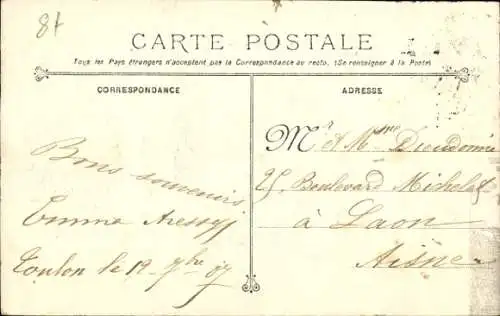 Ak Toulon Var, Hafen, Quai Cronstadt