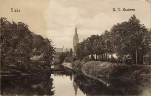 Ak Breda Nordbrabant Niederlande,  K. M. Academie