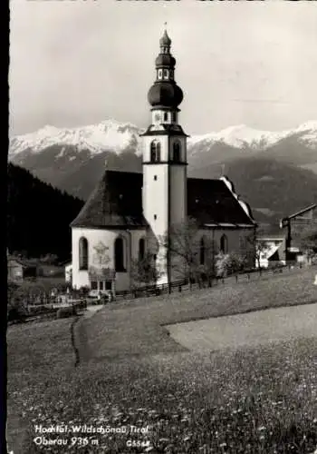 Ak Oberau Wildschönau Tirol, Kirche