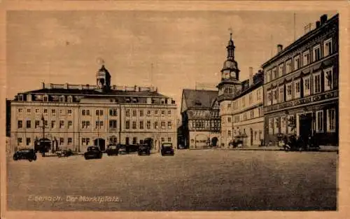 Ak Lutherstadt Eisenach Thüringen,  Marktplatz