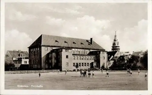 Ak Chomutov Komotau Region Aussig, Turnhalle