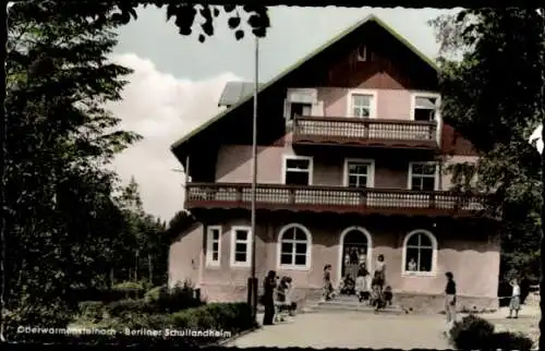 Ak Warmensteinach Oberfranken Bayern, Berliner Schullandheim