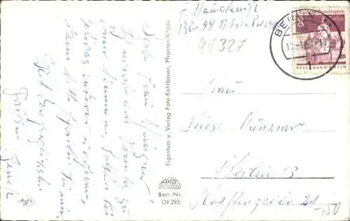 Ak Sachsenmühle Gößweinstein in Oberfranken, Ortsansicht, Tal, Wald