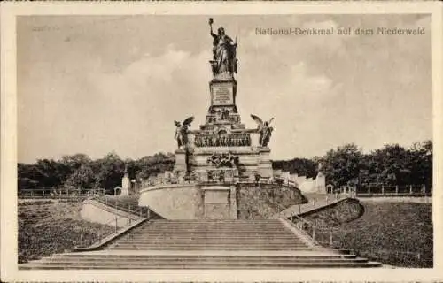 Ak Rüdesheim am Rhein, Niederwald Nationaldenkmal