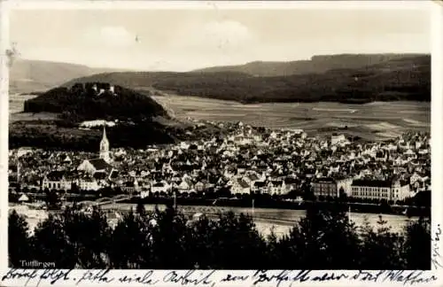 Ak Tuttlingen im Tal der Oberen Donau, Panorama vom Ort